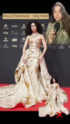 Realización y presentación de un vídeo para redes sociales: prendas sostenibles en la Gala de los Goya 2025.