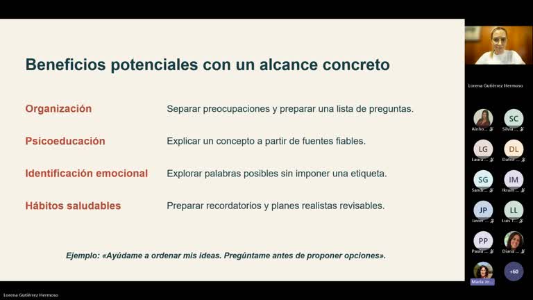 HABLEMOS DE SALUD MENTAL: INTELIGENCIA ARTIF Y SALUD MENTAL