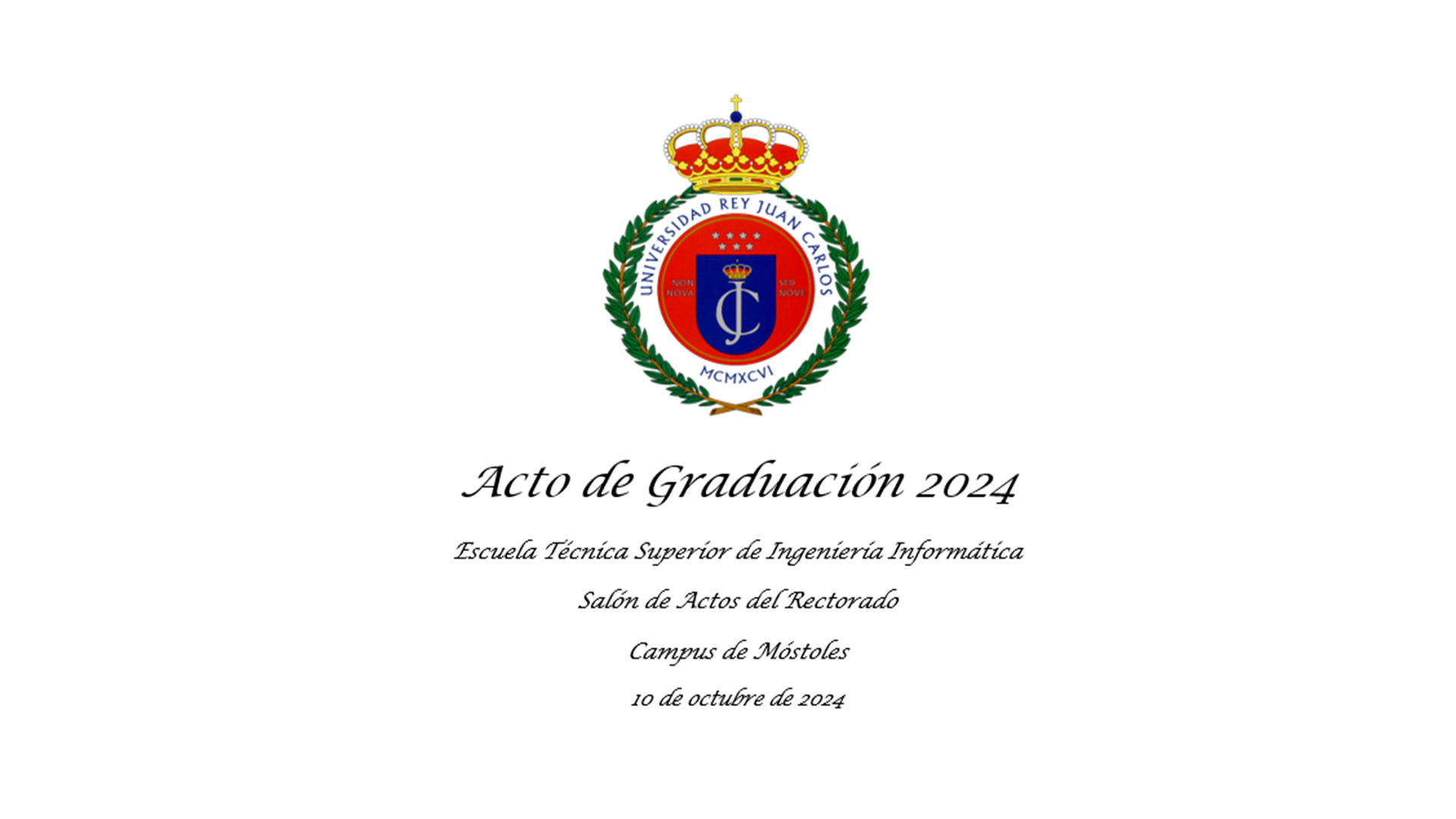 TV URJC - Acto de Graduación de la ETSII 2024