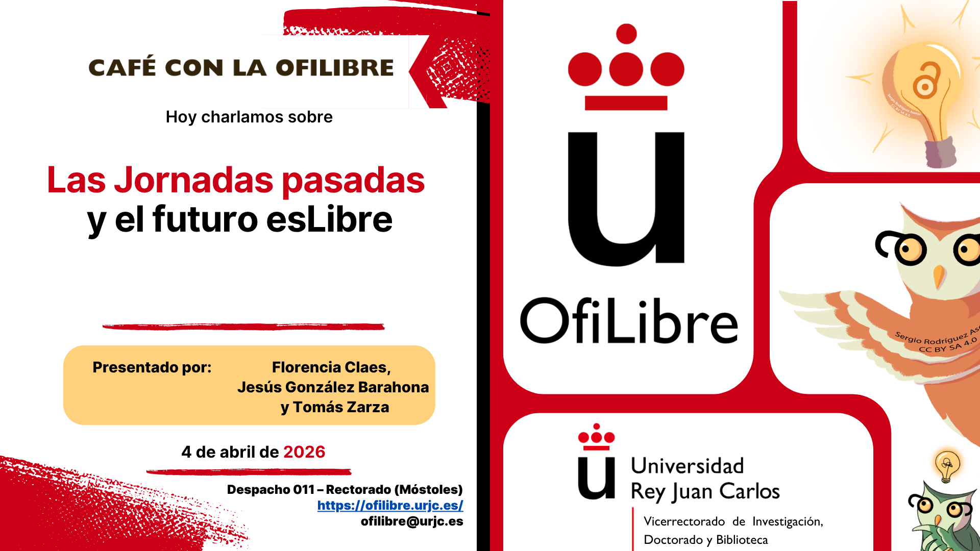 Las Jornadas pasadas y el futuro esLibre - Café con Ofilibre