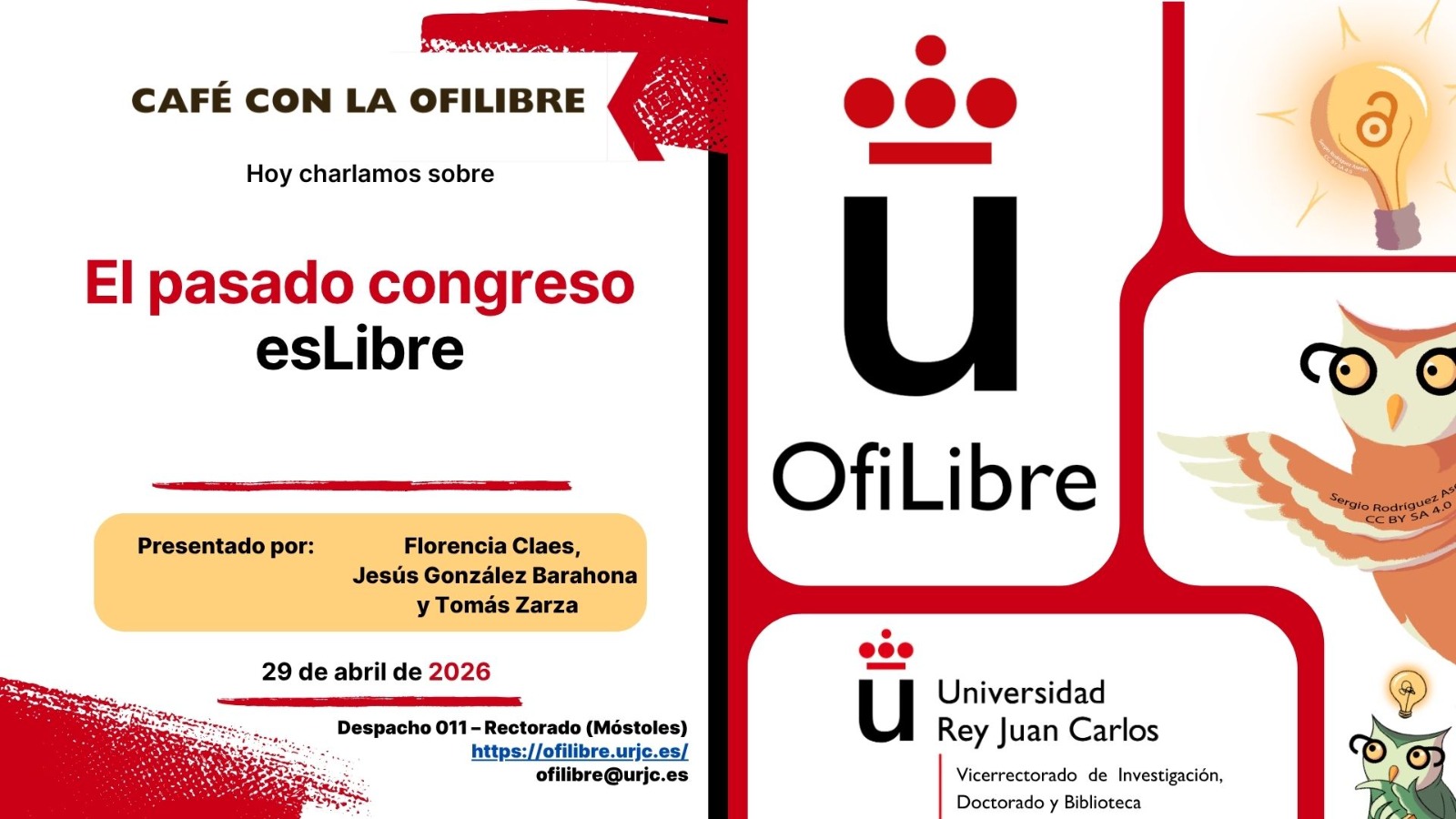 El pasado congreso esLibre - Café con Ofilibre