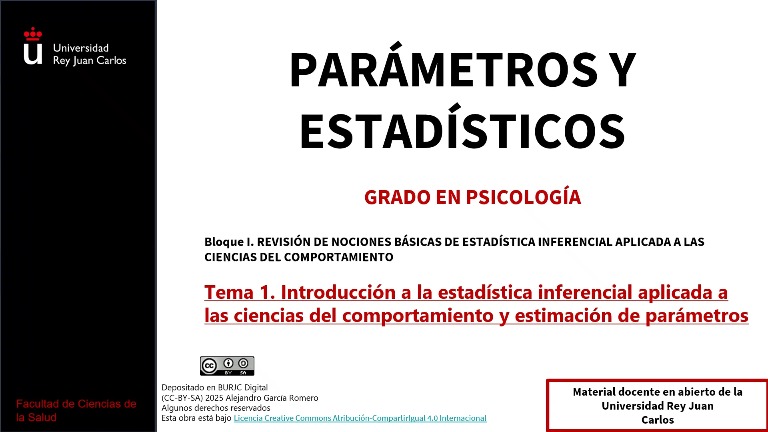 Parámetros y Estadísticos