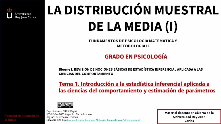La distribución muestral de la media (Parte 1)