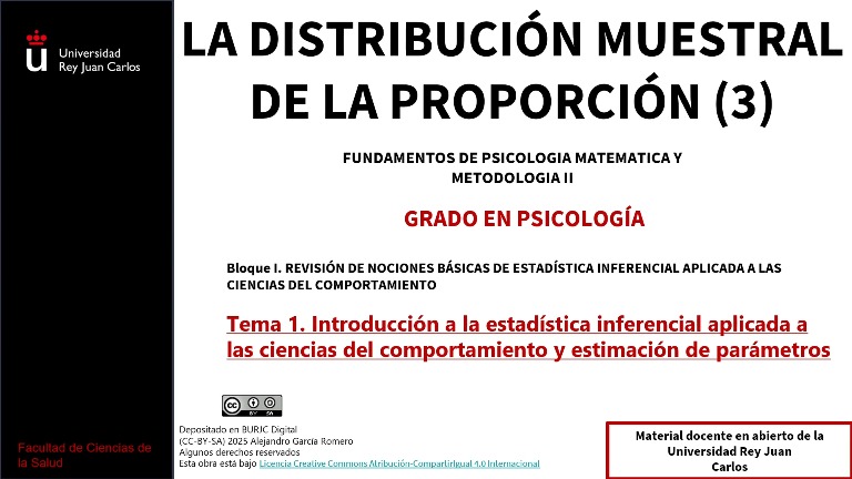 La distribución muestral de la proporción (Parte 3)