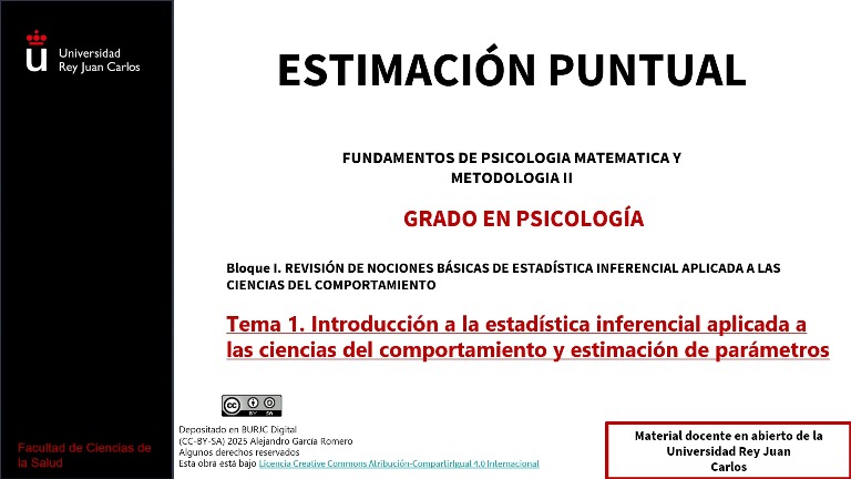 Estimación puntual
