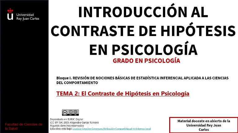 Introducción al Contraste de Hipótesis