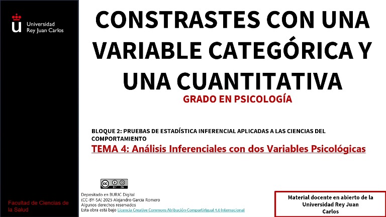 Contrastes con una variable categórica y una cuantitativa