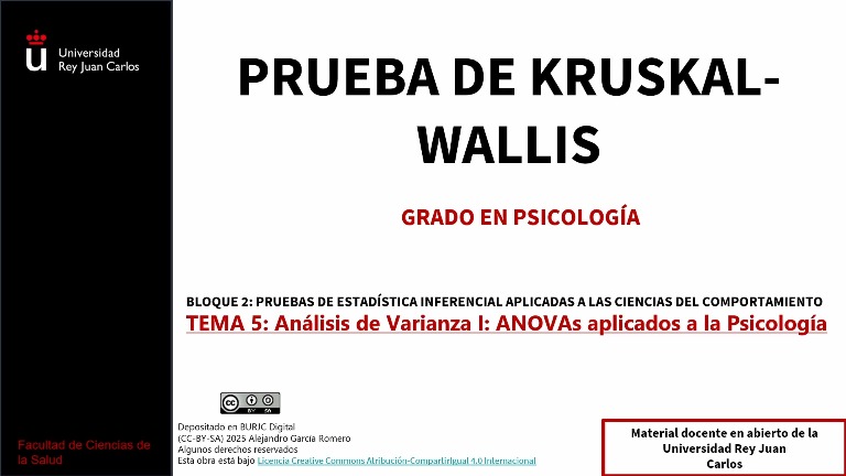 Prueba de Kruskal-Wallis