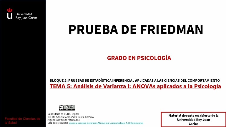 La prueba de Friedman