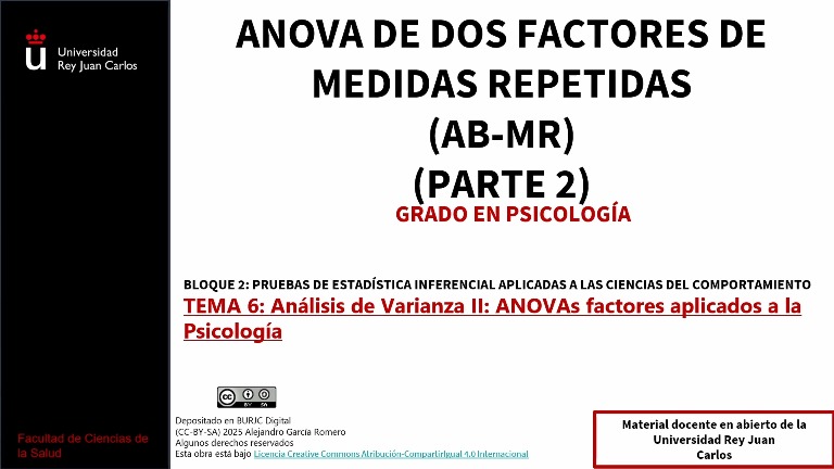 ANOVA de dos factores de medidas repetidas (Parte 2)