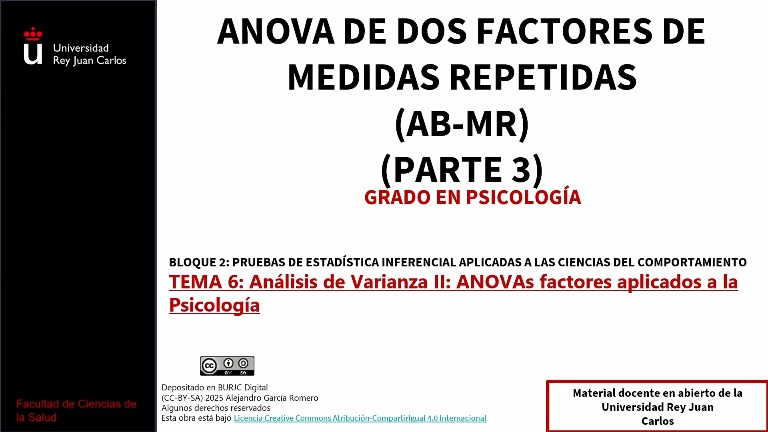 ANOVA de dos factores de medidas repetidas (Parte 3)