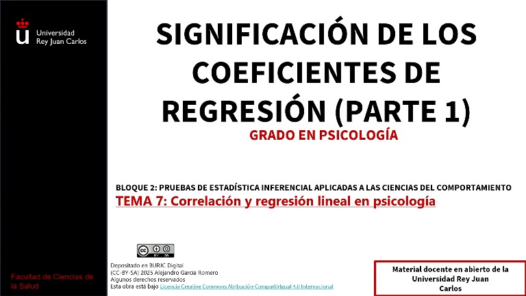 Significación de los coeficientes de regresión (Parte 1)