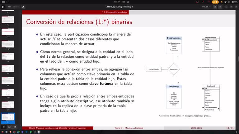 Tema 3-4 Transformar ER a Relacional.