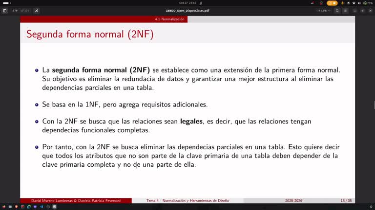 Tema 3-4 Normalización