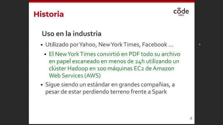 Tema 2.1 Introducción a Hadoop