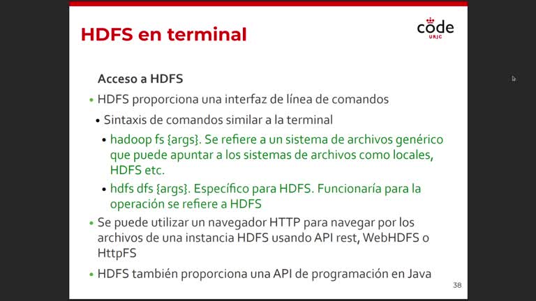 Tema 2.4 Hadoop Distributed File System