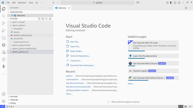 Anexo II Docker Compose - Video 1