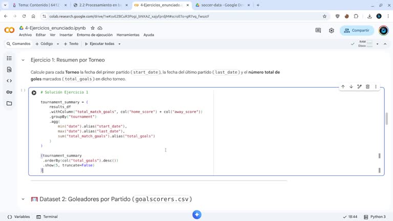 Tema 2.2 Procesamiento en Batch con Spark - Video 2