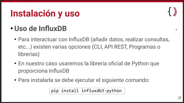 Tema 2.3 Análisis de series temporales con InfluxDB
