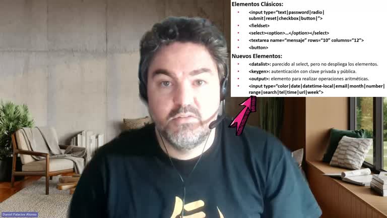 HMTL5 - Píldora 5 - Formularios y nuevos elementos HTML5