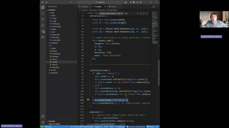 JAVASCRIPT(PHASER) - Píldora 6 — Físicas Arcade cuerpos, overlap y collider