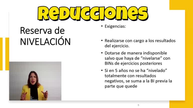 3.7. Reserva nivelación y BINs