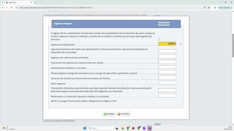 4.5 Rentaweb y actividades económicas