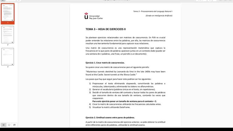  Tema 3: Matriz de coocurrencias