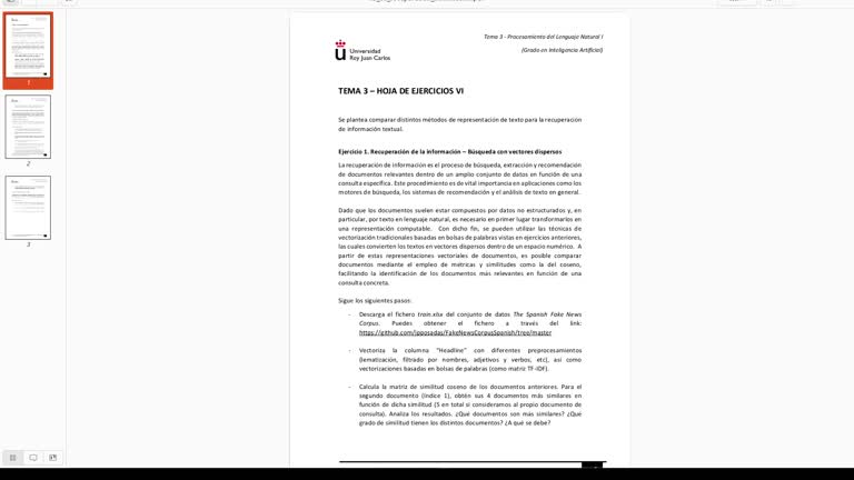 Tema 3: Recuperación de información