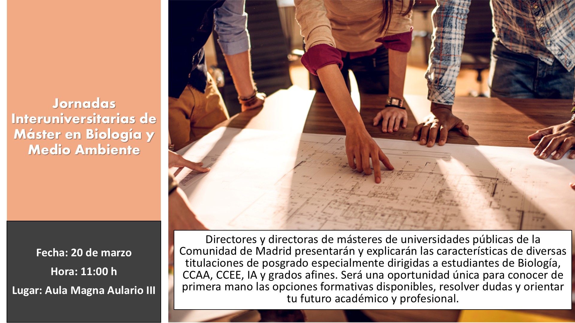 Jornadas Interuniversitarias de Máster en Biología y Medio Ambiente