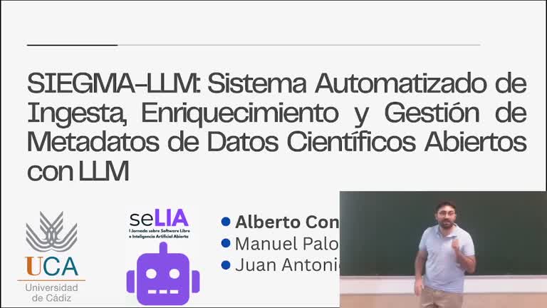 SIEGMA-LLM: Sistema Automatizado de Ingesta, Enriquecimiento y Gestión de Metadatos de Datos Científicos Abiertos con LLM