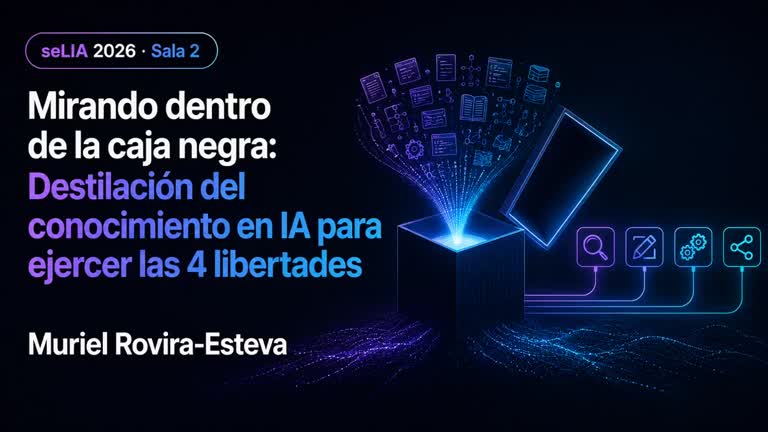 Mirando dentro de la caja negra: Destilación del conocimiento en IA para ejercer las 4 libertades