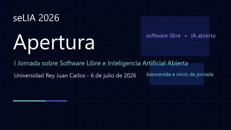 Apertura de la I Jornada de Software Libre e IA Abierta