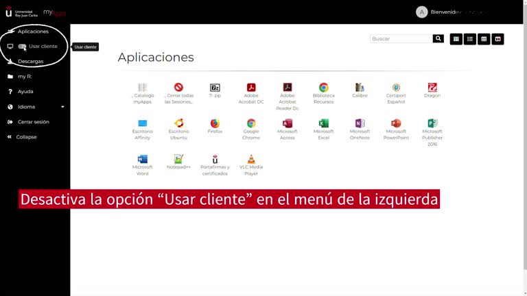 Cómo acceder a myApps