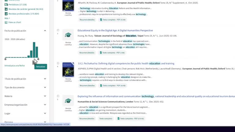 B3. Proquest Research Library