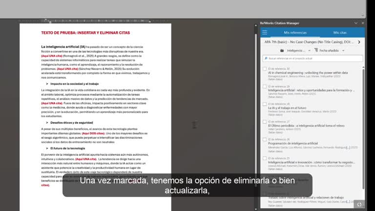 B5. Insertar y eliminar citas